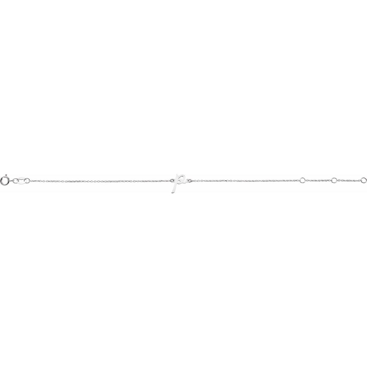 Initial 6 1/2-7 1/2" Bracelet