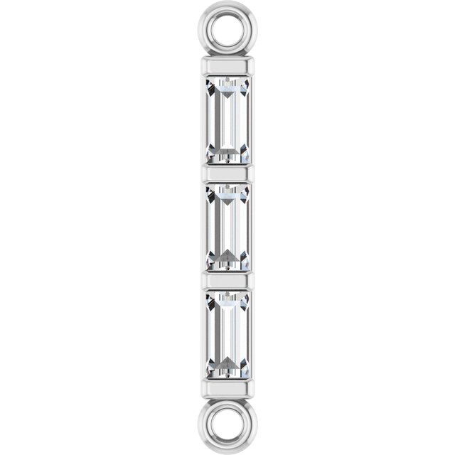 1/6 CTW Lab-Grown Diamond Bar Link