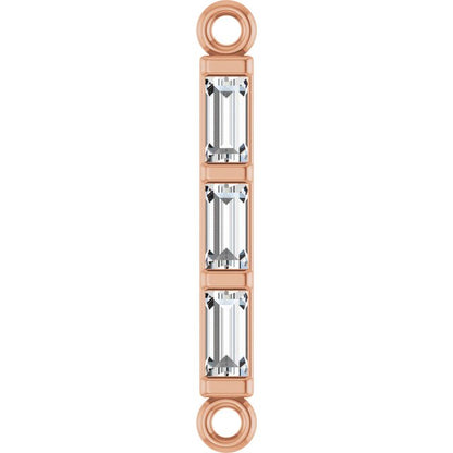 1/6 CTW Lab-Grown Diamond Bar Link