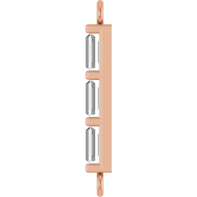 1/6 CTW Lab-Grown Diamond Bar Link