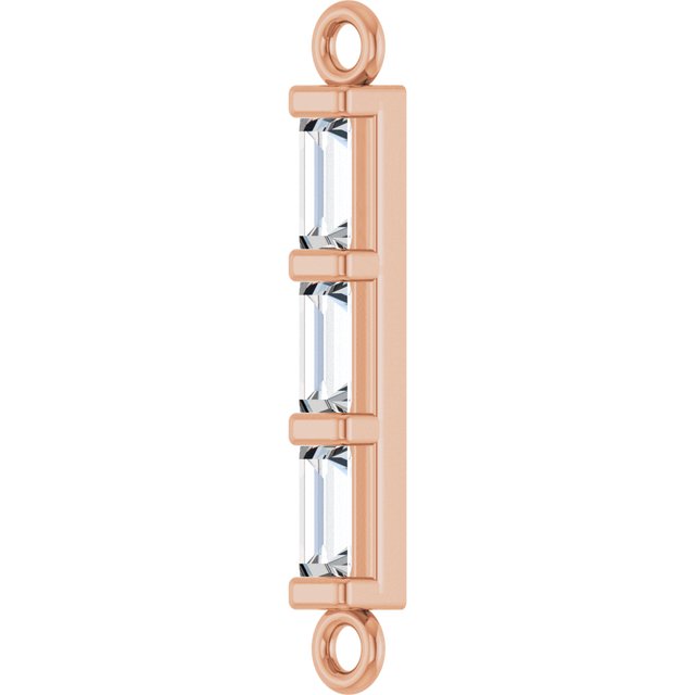 1/6 CTW Lab-Grown Diamond Bar Link