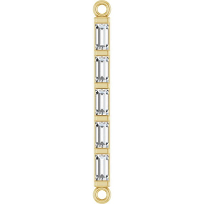 1/4 CTW Lab-Grown Diamond Bar Link