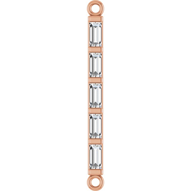1/4 CTW Lab-Grown Diamond Bar Link