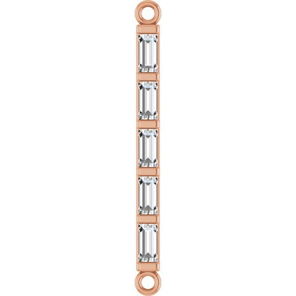 1/4 CTW Lab-Grown Diamond Bar Link