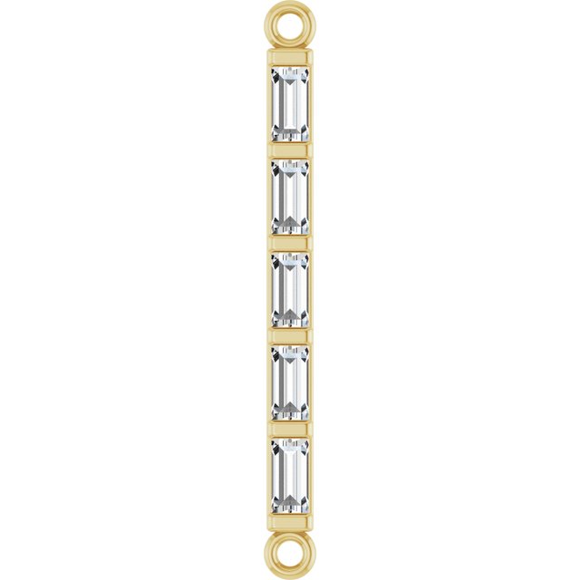 1/6 CTW Lab-Grown Diamond Bar Link
