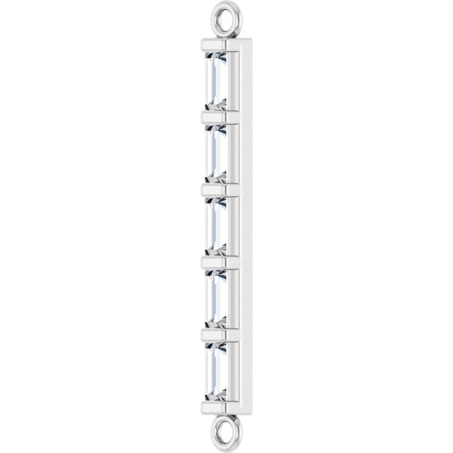 1/4 CTW Lab-Grown Diamond Bar Link