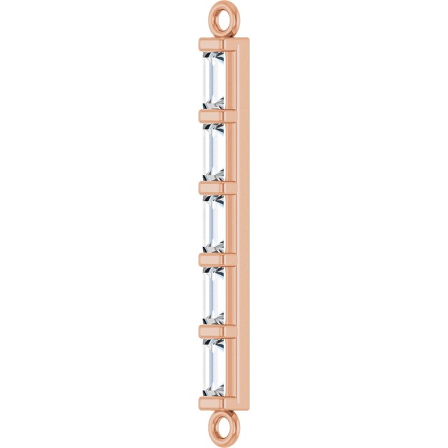 1/4 CTW Lab-Grown Diamond Bar Link