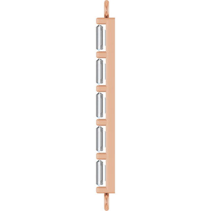 1/4 CTW Lab-Grown Diamond Bar Link