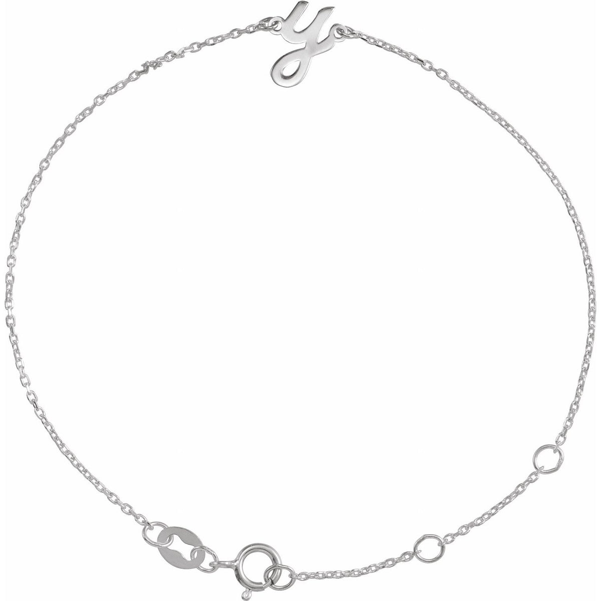 Initial 6 1/2-7 1/2" Bracelet