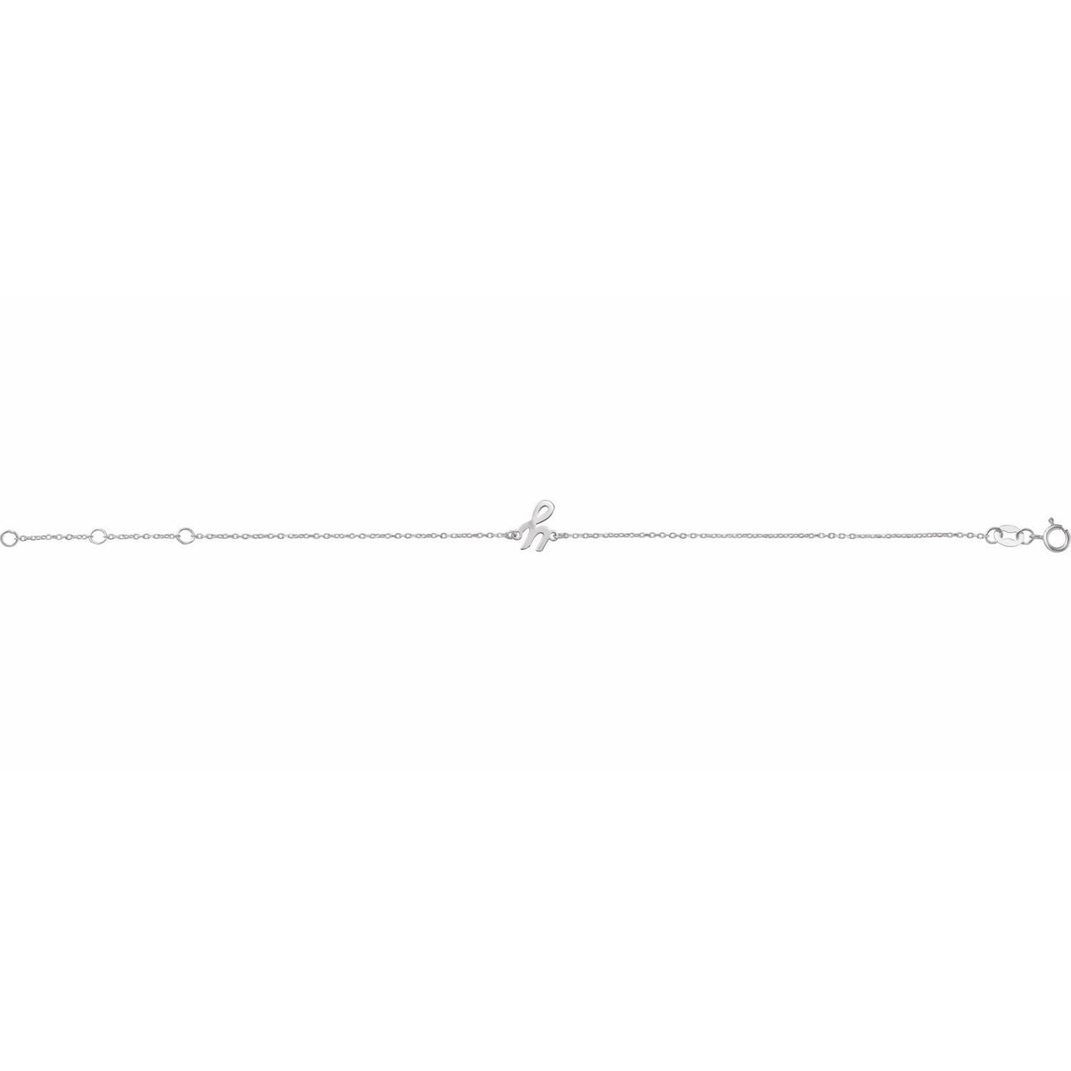 Initial 6 1/2-7 1/2" Bracelet
