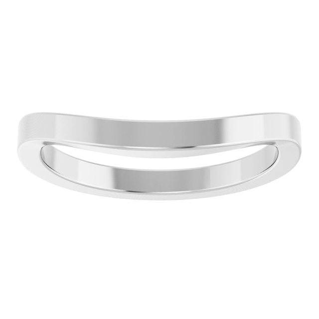 Matching Band for 8x6 mm Oval Ring