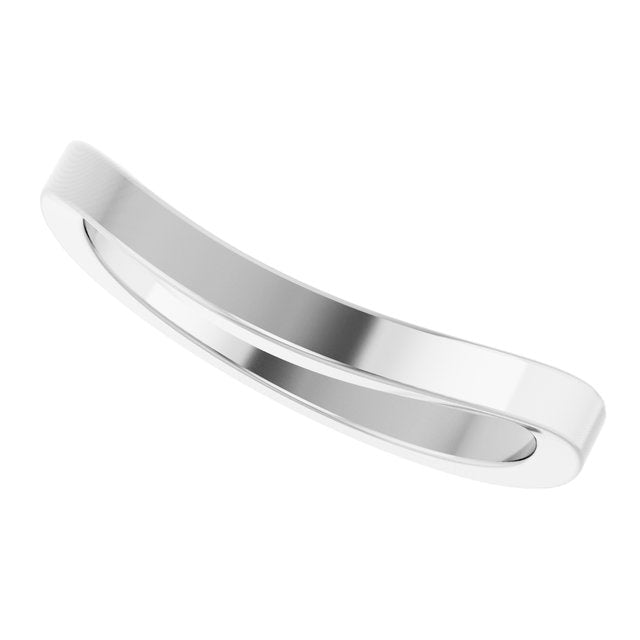 Matching Band for 8x6 mm Oval Ring