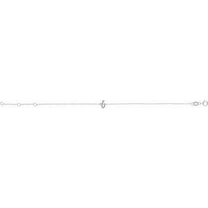Initial 6 1/2-7 1/2" Bracelet
