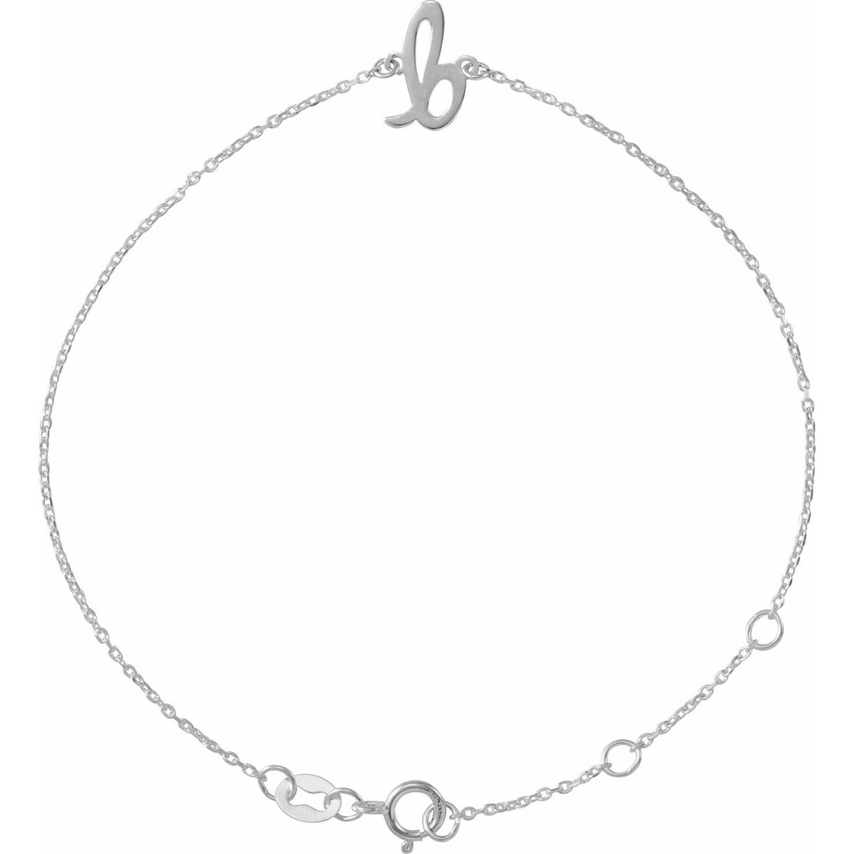 Initial 6 1/2-7 1/2" Bracelet