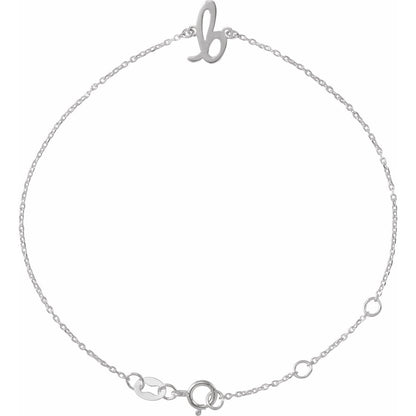 Initial 6 1/2-7 1/2" Bracelet