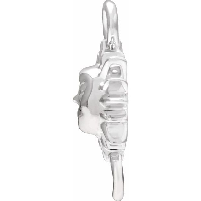 Petite Pavé® .0045 CT Natural Diamond Sun & Moon Link