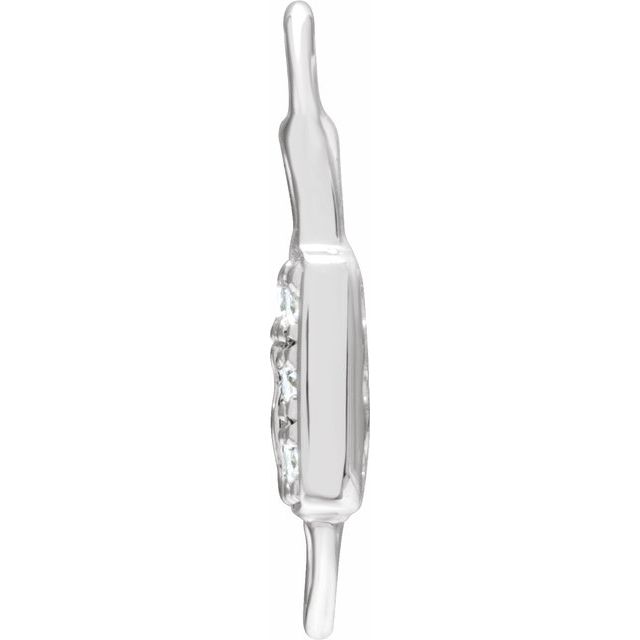 Petite Pavé® .035 CTW Natural Diamond Lock Link