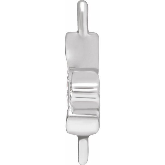 Petite Pavé® .02 CTW Natural Diamond Moon & Star Link