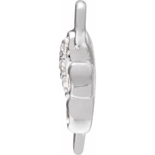 Petite Pavé® .05 CTW Natural Diamond Paw Link