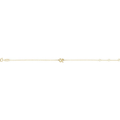 Initial 6 1/2-7 1/2" Bracelet