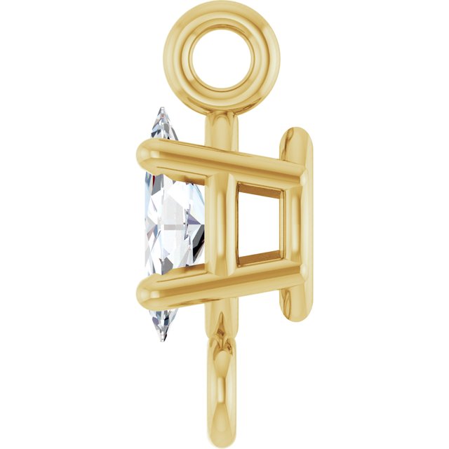 Lab-Grown Diamond .07 CTW Lab-Grown Diamond 4-Prong Link