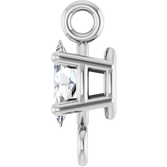 Lab-Grown Diamond .07 CTW Lab-Grown Diamond 4-Prong Link