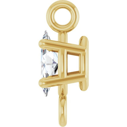 Natural Diamond .07 CT Natural Diamond 4-Prong Link