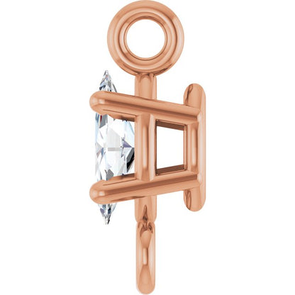 Natural Diamond .07 CT Natural Diamond 4-Prong Link