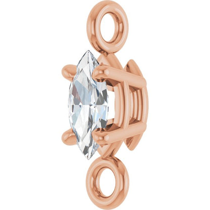 Natural Diamond .07 CT Natural Diamond 4-Prong Link