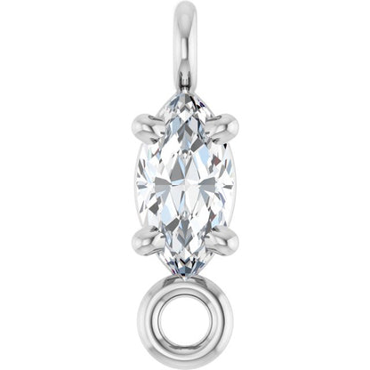 Natural Diamond .07 CT Natural Diamond 4-Prong Link