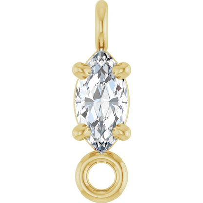 Natural Diamond .07 CT Natural Diamond 4-Prong Link