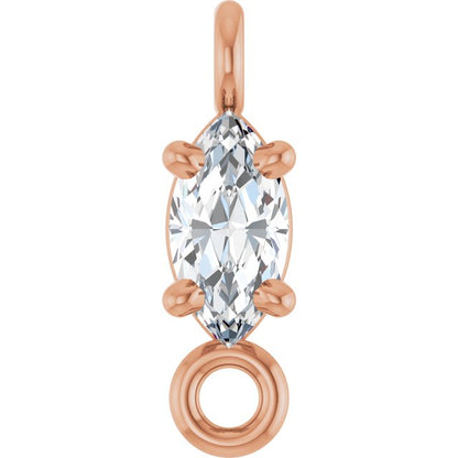 Natural Diamond .07 CT Natural Diamond 4-Prong Link