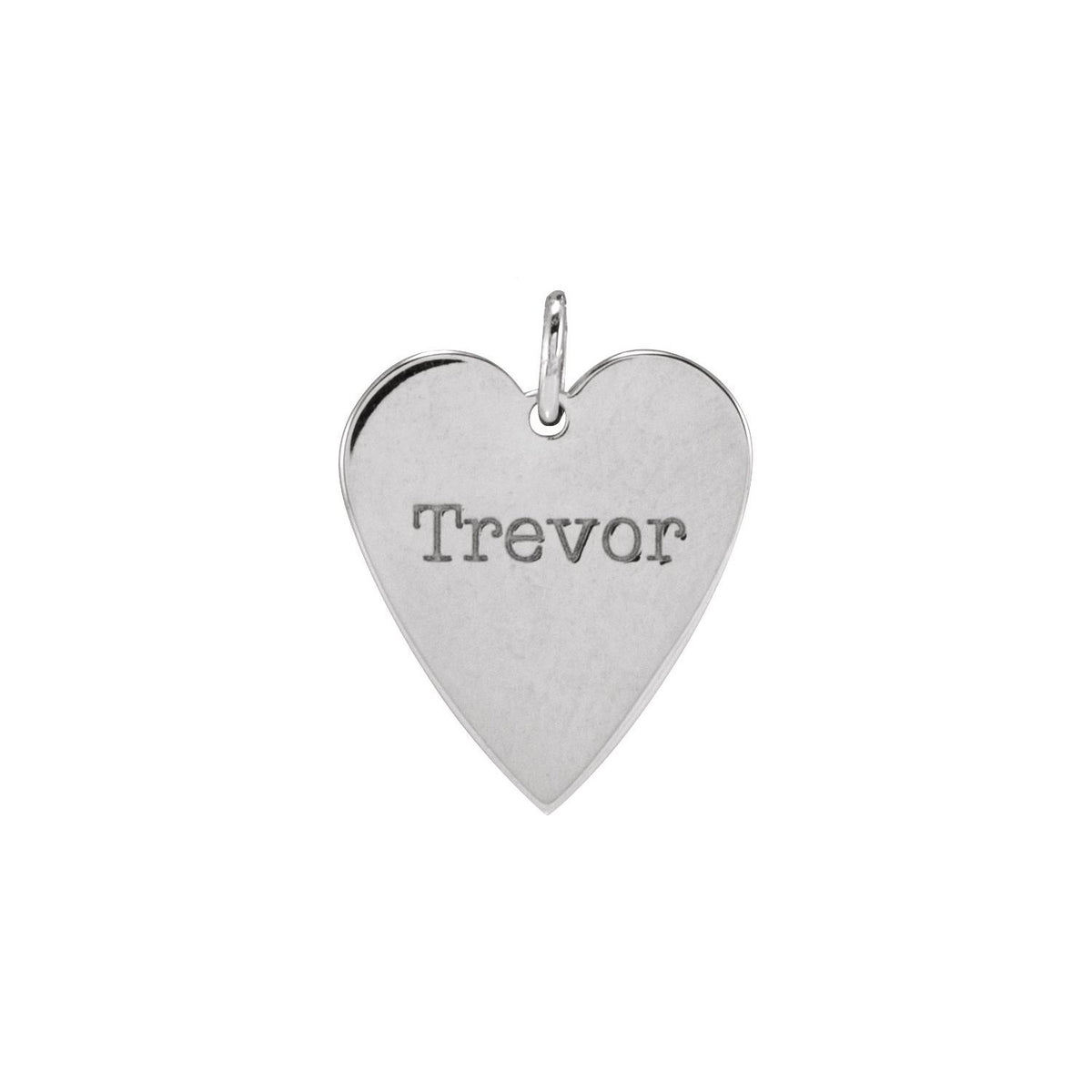 Engravable Heart Pendant