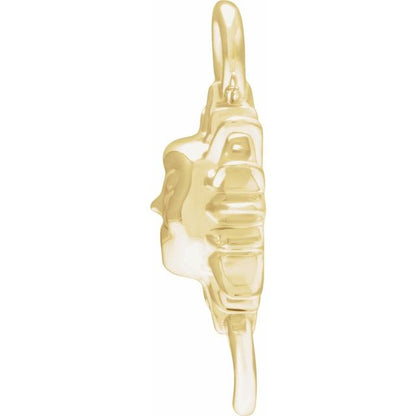 Petite Pavé® .0045 CT Natural Diamond Sun & Moon Link