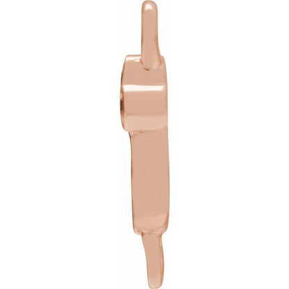 Petite Pavé® .015 CTW Natural Diamond Key Link