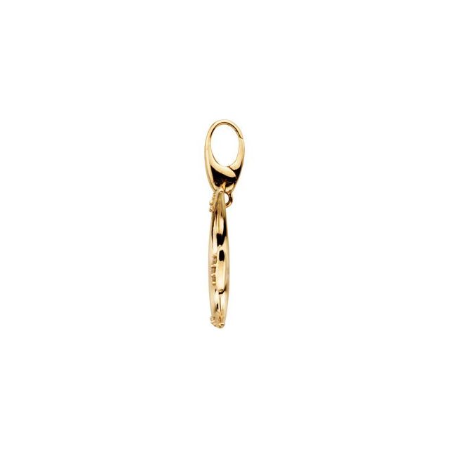 14K Yellow Gold .03 CTW Natural Diamond Angelfish Charm/Pendant