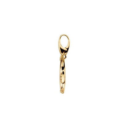 14K Yellow Gold .03 CTW Natural Diamond Angelfish Charm/Pendant