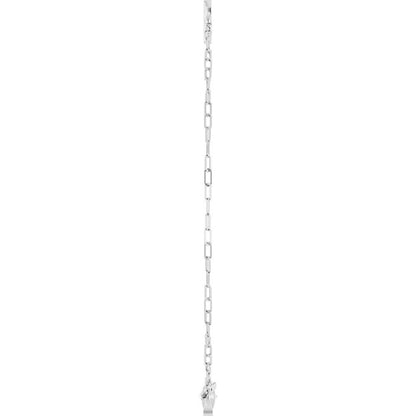 Sideways Cross 7" Bracelet