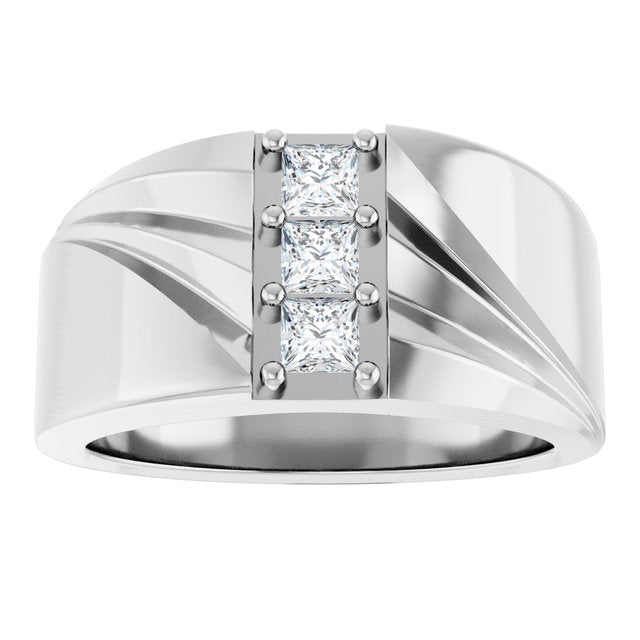 1/2 CTW Lab-Grown Diamond Band, 11.16 mm