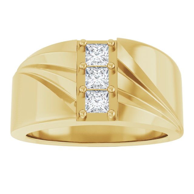 1/2 CTW Lab-Grown Diamond Band, 11.16 mm