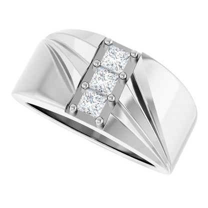 1/2 CTW Lab-Grown Diamond Band, 11.16 mm