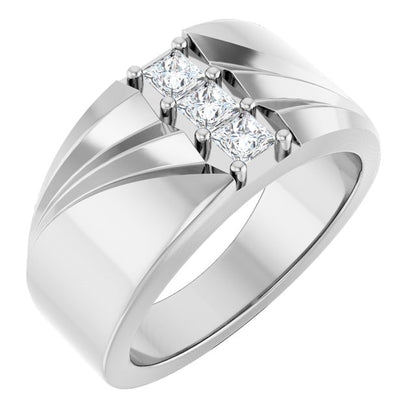 1/2 CTW Lab-Grown Diamond Band, 11.16 mm