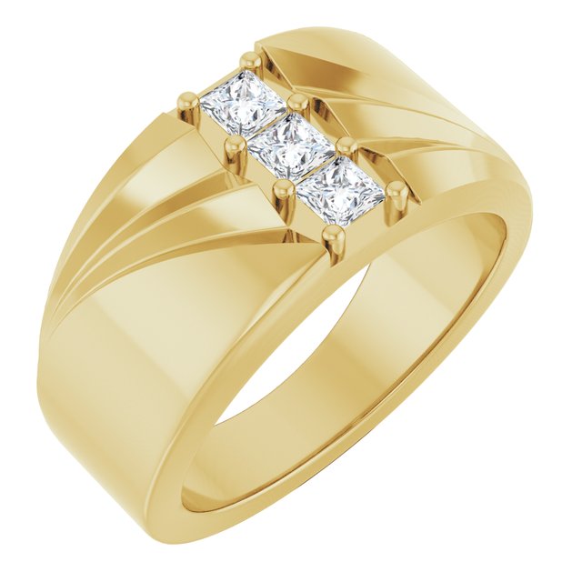 1/2 CTW Lab-Grown Diamond Band, 11.16 mm