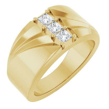 1/2 CTW Lab-Grown Diamond Band, 11.16 mm