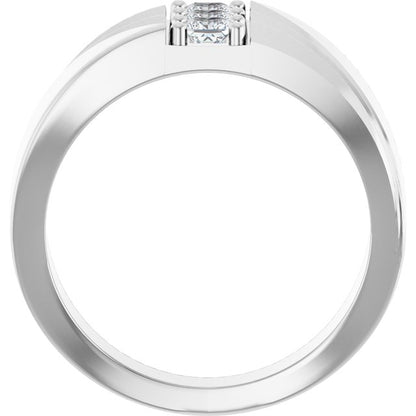 1/2 CTW Lab-Grown Diamond Band, 11.16 mm