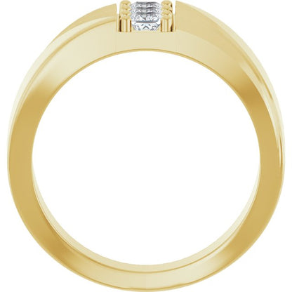 1/2 CTW Lab-Grown Diamond Band, 11.16 mm