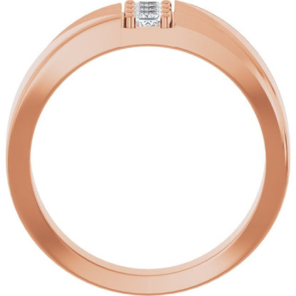 1/4 CTW Lab-Grown Diamond Band, 11.11 mm