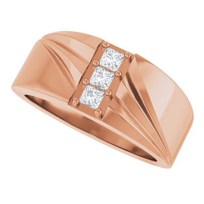 1/4 CTW Lab-Grown Diamond Band, 11.11 mm