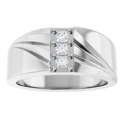 1/4 CTW Lab-Grown Diamond Band, 11.11 mm