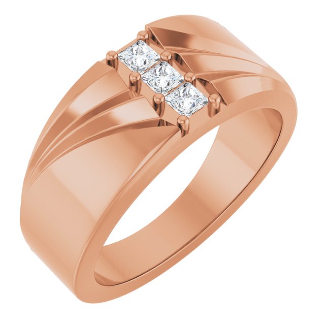 1/4 CTW Lab-Grown Diamond Band, 11.11 mm